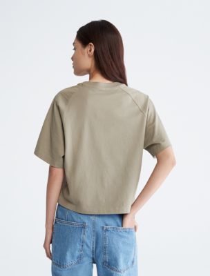 Standards Shrunken Embrace Graphic T-Shirt, Molded Clay