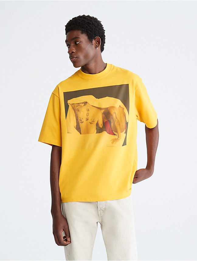 Klein® | USA Floral Graphic Calvin T-Shirt Collage Standards