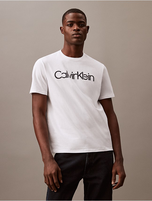Shop Calvin Klein Unisex Street Style Cotton Logo T-Shirts (J400377-BEH ,  J400377-YAF) by FromOrdinary