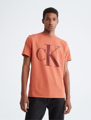 CALVIN KLEIN JEANS - Women's regular T-shirt with rainbow monogram