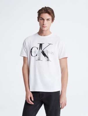 Calvin Klein Jeans CK Logo Monogram All Over Tee Black T-Shirt