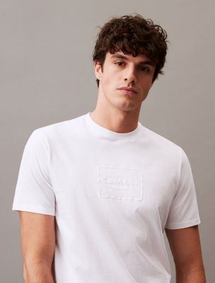 Calvin klein box logo tee on sale