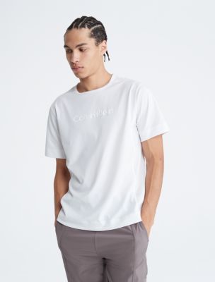 Calvin Klein Core Sculpt Compression Crew Neck Tshirt in White for