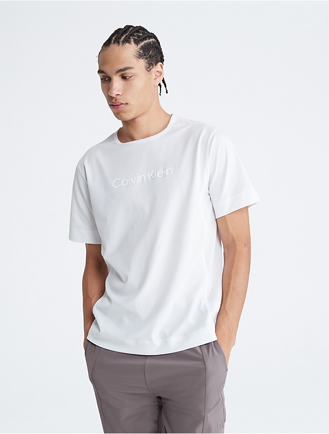 Sleeve Calvin | Short Klein® CK T-Shirt Sport USA Crewneck
