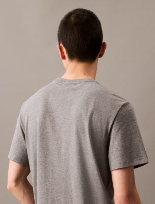 ● ●CLASSIC MONOGRAM LOGO SHORT SLEEVE T-SHIRT Calvin Klein Short Sleeve Monogram Logo T-Shirt Brilliant