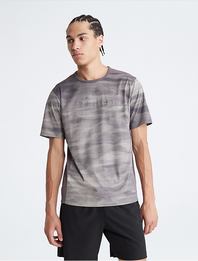 Calvin Klein® USA Sport T-Shirt CK Sleeve Short Crewneck |