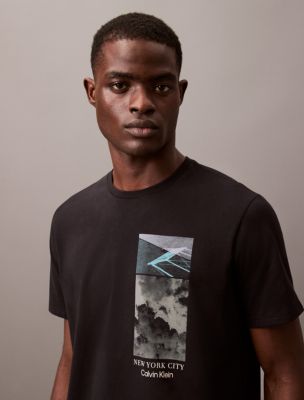 Cloud Graphic Classic Crewneck T-Shirt | Calvin Klein