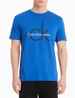 calvin klein slim logo t shirt