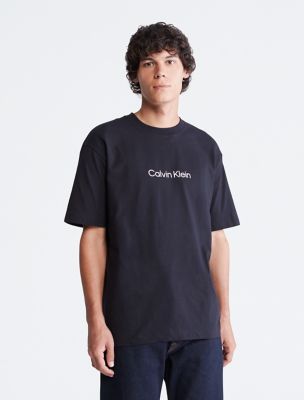 Relaxed Fit Standard Logo Crewneck T-Shirt, Black Beauty