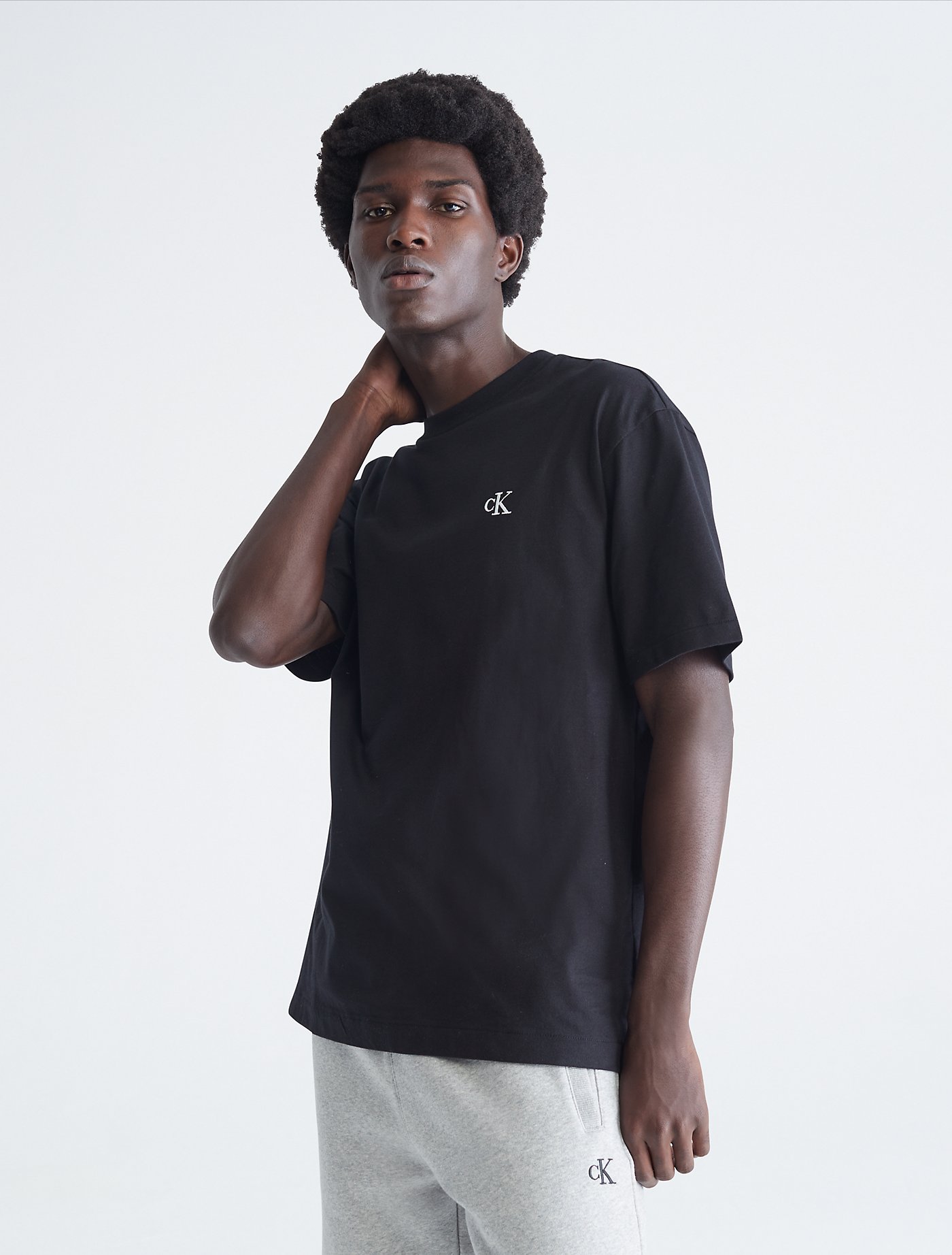 Relaxed Fit Archive Logo Crewneck T-Shirt | Calvin Klein