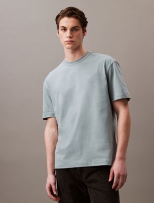 Calvin Klein Red Cotton Round Neck T-Shirt For Men @ Best Price