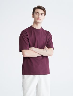 Relaxed Fit Archive Logo Crewneck T-Shirt, Plum