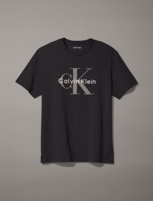 Calvin Klein Jeans CORE MONOGRAM - Print T-shirt - bright white