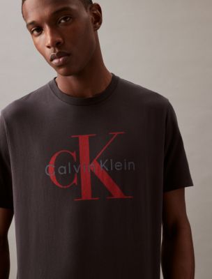 T-shirt Calvin Klein Jeans Small Center Box Tee Branco de Homem, J30J323523YAF