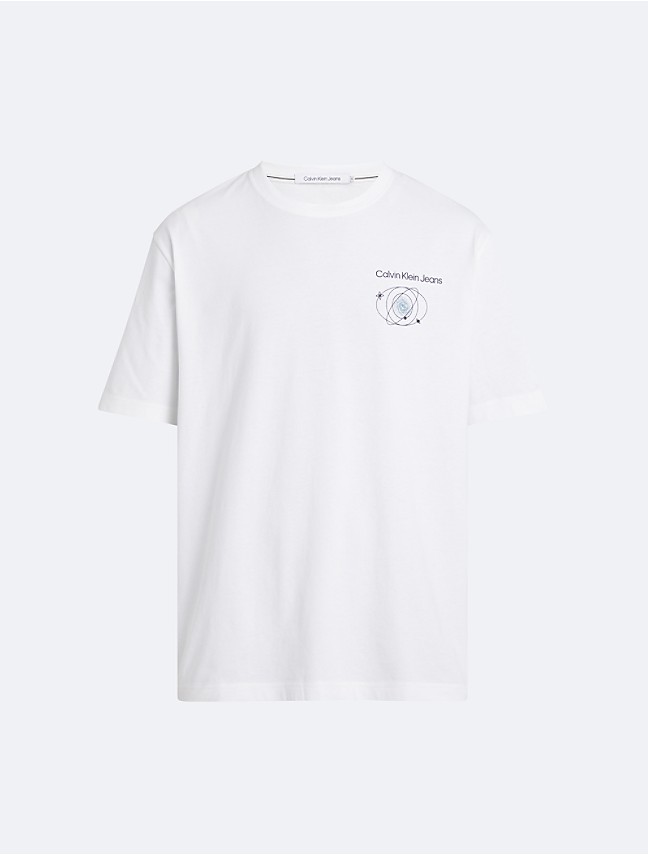 | NY Logo Crewneck Klein® T-Shirt Calvin USA Scribble
