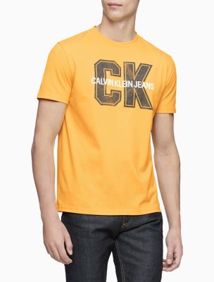 calvin klein t shirt yellow