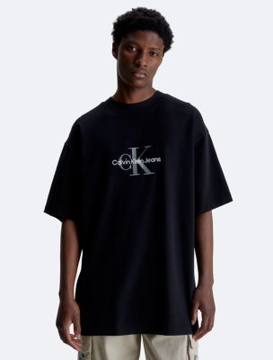 Monogram Logo Relaxed Crewneck T-Shirt | Calvin Klein