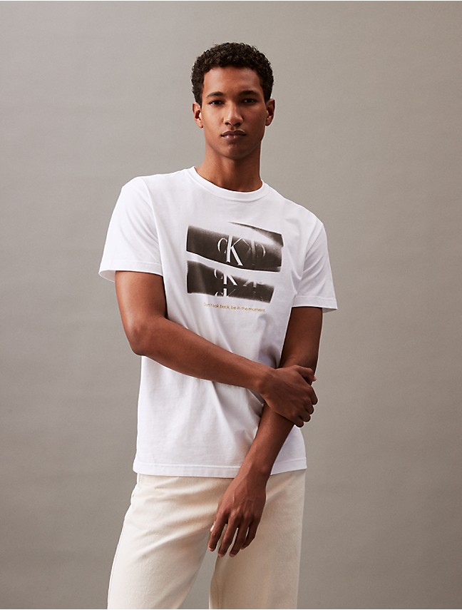 Monogram Logo Crewneck T-Shirt | Calvin Klein® USA | T-Shirts