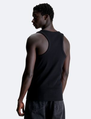 90 Degree By Reflex Ribbed Racerback Tank Top In Soap Nut