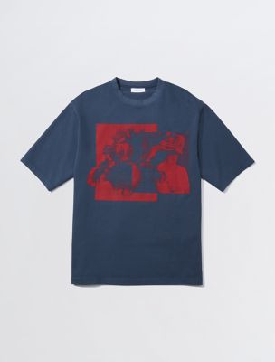 Standards Calvin Collage Klein® | Graphic USA Floral T-Shirt