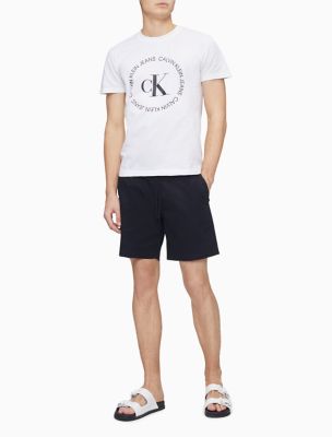 calvin klein monogram logo t shirt