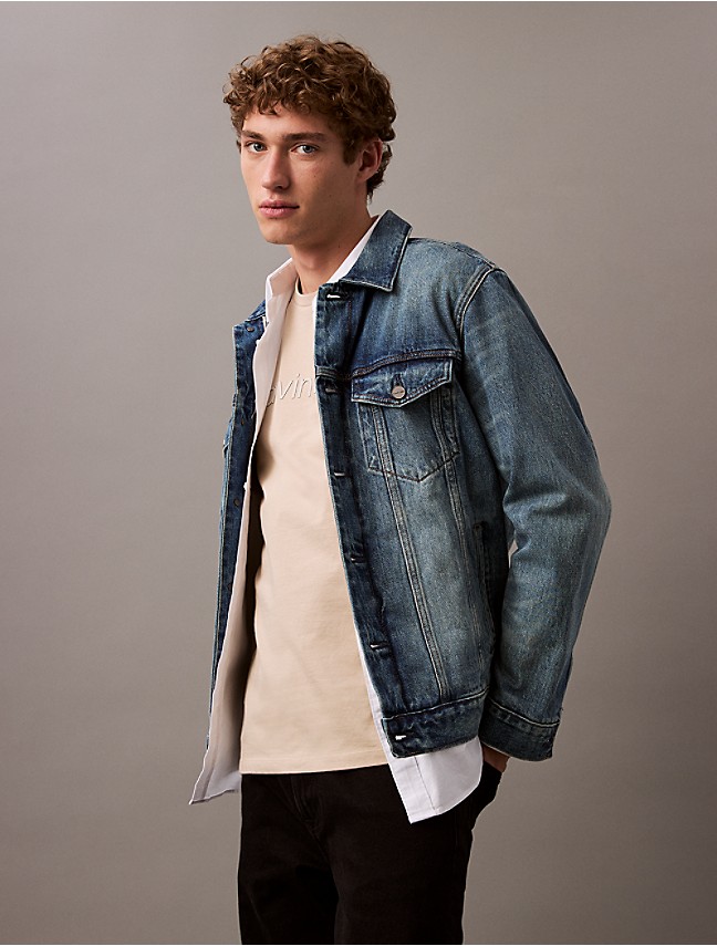 Faux Leather Zip Shirt Jacket | Calvin Klein Faux Leather Zip Shirt Jacket | Calvin Klein
