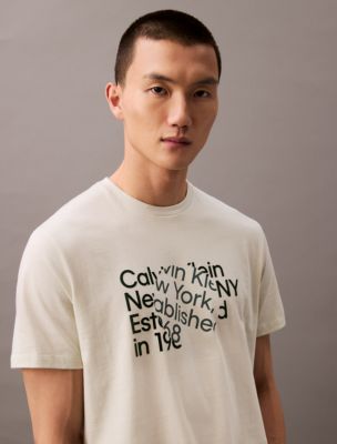 Established 1968 Logo Graphic Classic T Shirt Calvin Klein