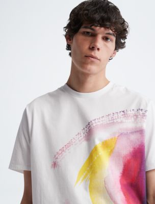 Watercolor Graphic Crewneck T-Shirt | Calvin Klein® Canada