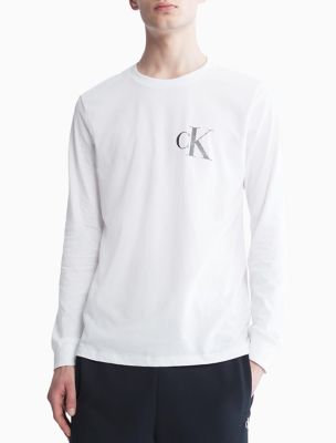 Calvin Klein Jeans CORE MONOGRAM - Sweatshirt - bright white/white 