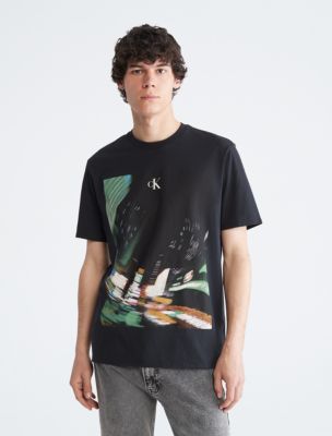 Times Square Graphic Crewneck T-Shirt, Black Beauty