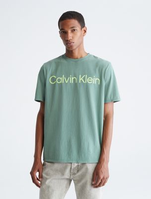 | Klein® Logo Calvin Tea Dye USA T-Shirt Naturals