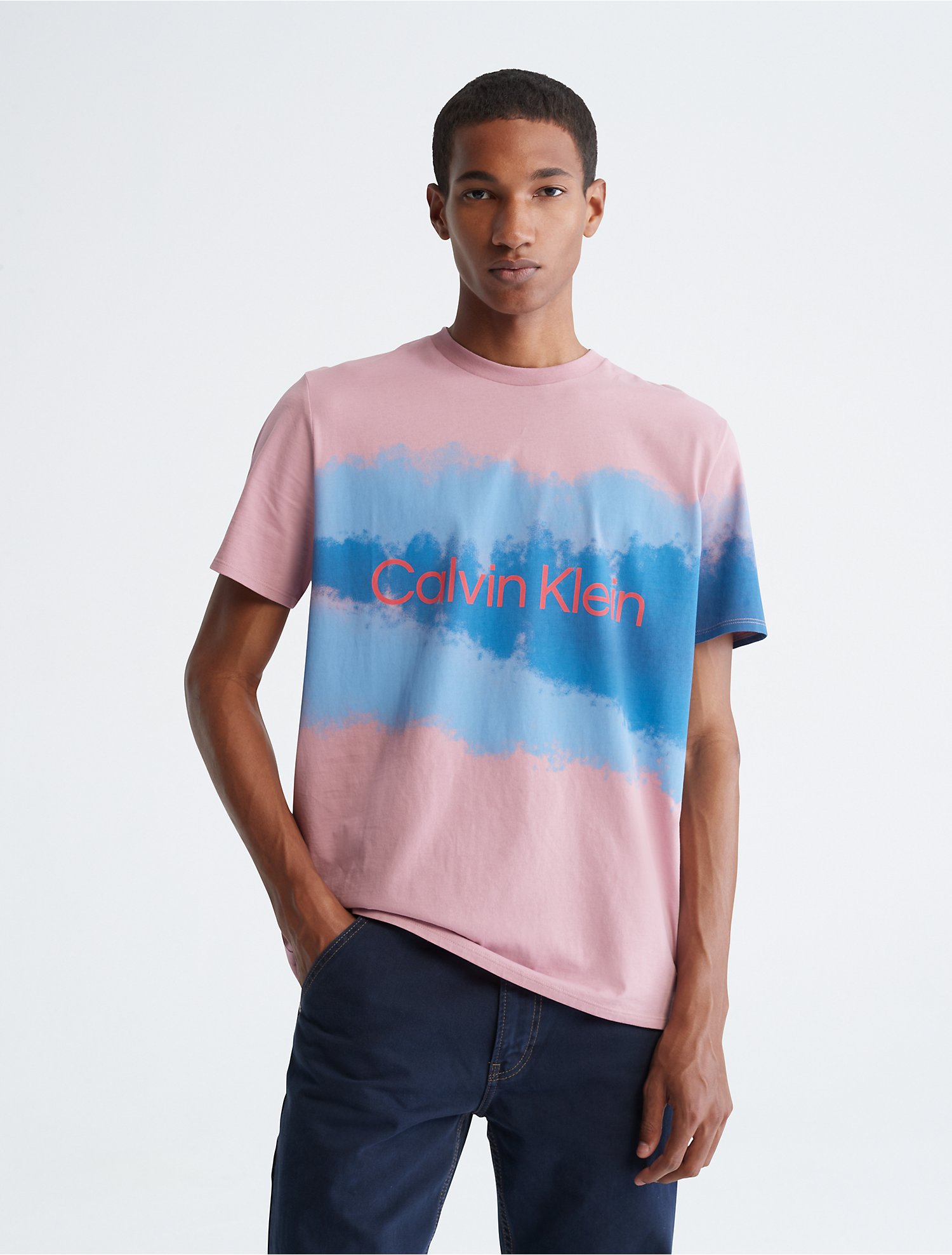 Styrke Inspiration Procent Galaxy Logo Crewneck T-Shirt | Calvin Klein