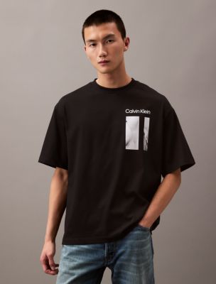 Body Graphic Relaxed Crewneck T Shirt Calvin Klein