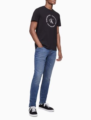 Circle Monogram Logo Crewneck T-Shirt