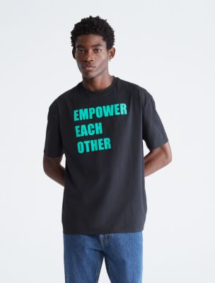 Pride Relaxed Empower Crewneck T-Shirt, Black Beauty