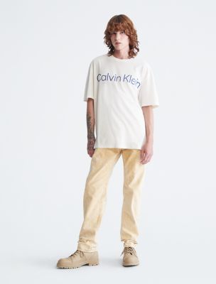 Still Thinking About Naturals Tea Dye Monogram Logo Crewneck T-shirt? -  Calvin Klein