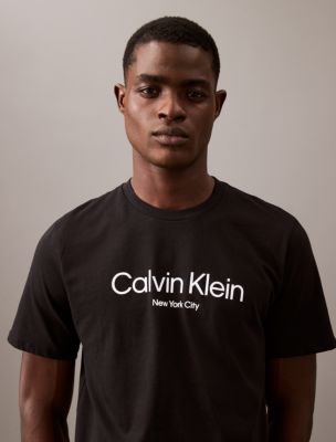New York Logo Classic Crewneck T Shirt Calvin Klein USA