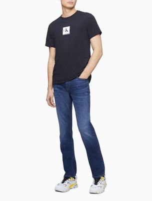 calvin klein small logo t shirt