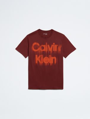 Calvin Klein Short Sleeve Faded Graphic Logo T-Shirt