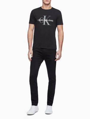 calvin klein jeans black t shirt
