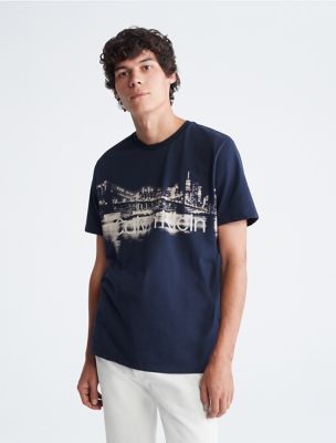 Canvas Jacquard Crewneck T-Shirt, Calvin Klein in 2023