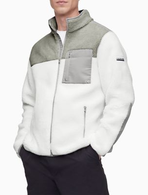 Blazen De eigenaar willekeurig Performance Polar Fleece Colorblock Jacket | Calvin Klein