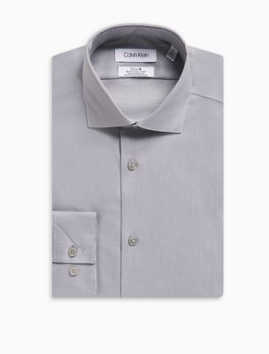 white herringbone dress shirt