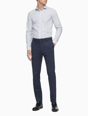 calvin klein slim fit performance non iron dress shirt