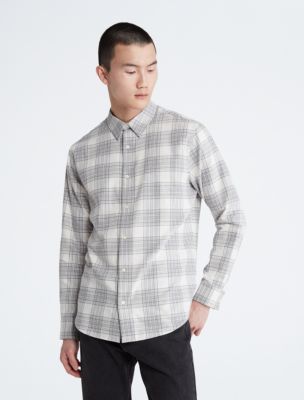 Shop Men's Short & Long Sleeve Button Ups | Calvin Klein