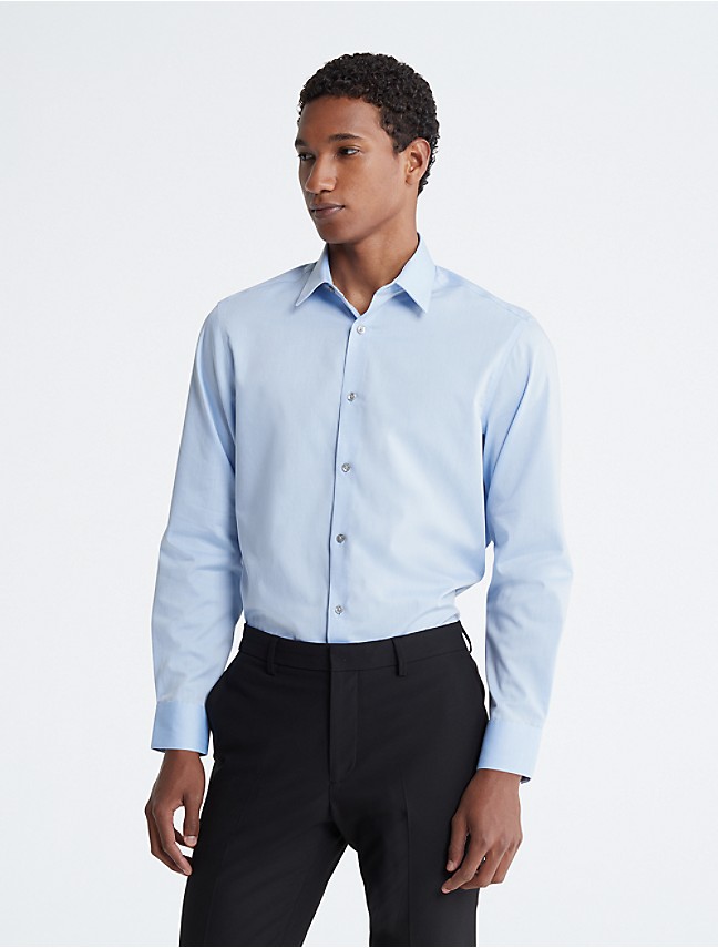 Calvin Klein Grey Stripe Slim Fit Suit, $650, .com