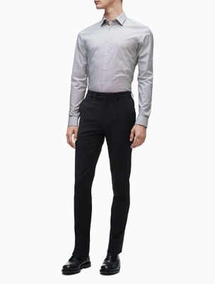 calvin klein slim fit non iron shirt