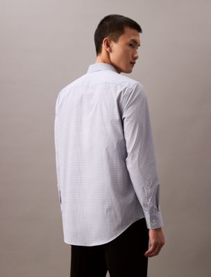 Steel Check Slim Fit Button-Down Shirt | Calvin Klein