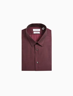 calvin klein burgundy dress