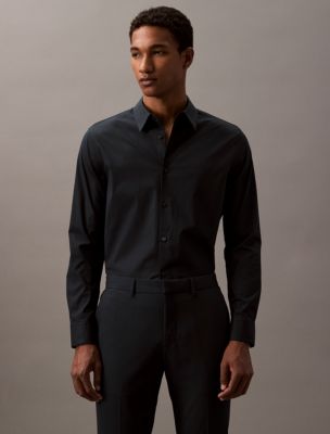 Slim Stretch Shirt, Sky Captain